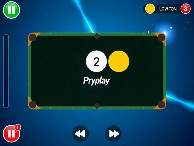 Colorful Desi 8 Ball King pool table with Hindi text elements Desi 8 Ball King Gameplay Screen