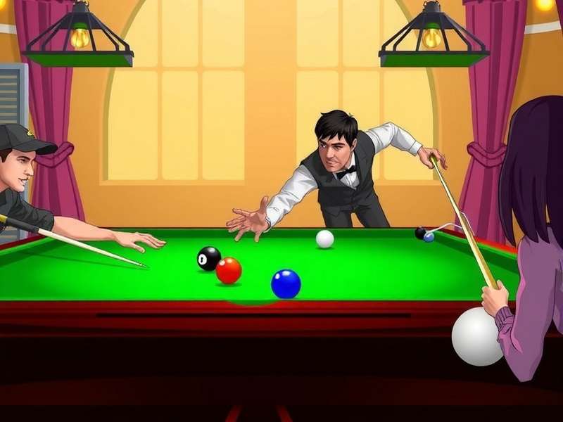 Packed virtual tournament hall with Indian players Desi 8 Ball King tournament scene